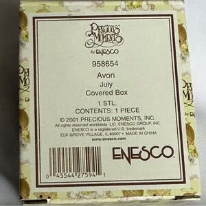 PRECIOUS MOMENTS by Enesco Heart-Shaped Ruby Trinket Box